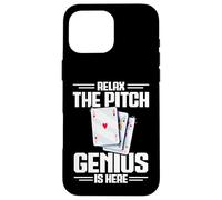 Pitch Player Enthusiast Cards Tournament Genius Pitch Case for iPhone 16 Pro Max