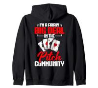 Pitch Tournament Card Game Lover Legend Big Deal Pitch Zip Hoodie