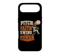 Pitch With Faith Swing With Power Baseball Bible Verse Faith Case for iPhone Air