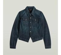 Pitched Hem Slim Jacket - Dark blue - Women M