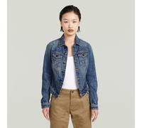 Pitched Hem Slim Jacket - faded typhoon - Women M