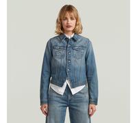 Pitched Hem Slim Jacket - Light blue - Women XL