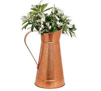 Pitcher Jug Vase Decorative Copper Large Metal Floral Display Vase