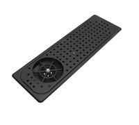 Pitcher Rinser, 304 Stainless Steel Pitcher Rinser Cup Washer Glass cleanss Rinser High Pressure Washing with Drain Drip Tray Hose Automatic Glass Cup Washer for Bar Coffee Shop (Black B)