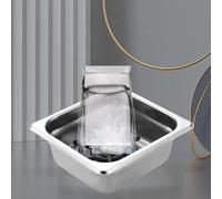 Pitcher Rinser Stainless Steel Glass Rinser Sink Automatic Cup Washer Attachment for Hotel Bar Coffee Milk Tea Cup