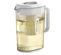 Pitcher With Lid - 2L Large Capacity Beverage Pouch, Heat Resistant Juice Container Unbreakable Plastic | HOT OR CHOT COLITY OF THE DRINK FILTER PANCEUR FOR TEA COFFE COFFE