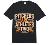 Pitchers are Athletes Too Baseball Player Jokes - Comfort Colors Adult Heavyweight T-Shirt