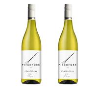 Pitchfork Chardonnay 2 x 75 ustralian White Wine | Margaret River Chardonnay | Fruity & Aromatic White Wine | Berton Vineyards | 13% ABV