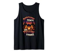 Pitchin' Tents And Tellin' Stories Camping Tank Top