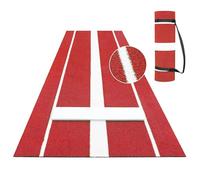Pitching and Hitting Training Mat with Anti-Slip Rubber Base for Indoor and Outdoor Practice