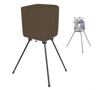 Pitching Machine Cover Utilizing 420D Oxford Material for Structural Integrity and Dual Waterproof Dustproof Defense Capability (Brown)