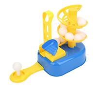 Pitching Machine for Kids Educational Indoor Exercise Toy Safe ABS Material Compact Design 1 Unit (Yellow Blue)