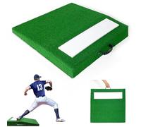Pitching Mound, Baseball Game Mound, Indoor/Outdoor Pitching Practice and Training Equipment, Softball Pitching Aids with Antifade Turf and Pitching Rubber,