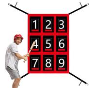 Pitching net, baseball beats the net, softball accessories for practice, adjustable pitching target aids with 9 strike zone, baseball backstop net for hitting the stroke of stroke practice