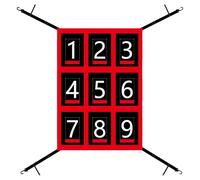 Pitching Net, Softball Batting Target, Baseballs and Accuracy Aid, Portable Pitching Baseball Training Nets for Throwing Drills, Strike Zone, 27.56x19.29 Inches