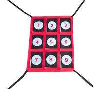 Pitching Strike Zone Target - Heavy Duty Baseball Training Umbrella, Flexible Softball Throwing Aid | Ball Training Network, Adjustable Portable Backstop with Nine Grids, Adjustable