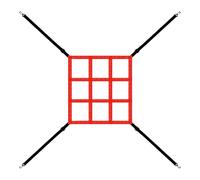 Pitching Target Strike Zone - 60 x 40 cm Versatile Coaching Screen | Diamond Workout Net for Launch Swing Fielding, Improving Delivery Routines, Precision Placing, Player Progress