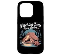 Pitching Tents Since The 90s Nostalgia Camping Case for iPhone 15 Pro