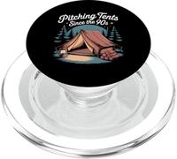 Pitching Tents Since The 90s Nostalgia Camping PopSockets PopGrip for MagSafe