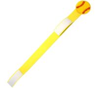 Pitching Trainer, Softball Pitcher'S Training Aid, Yellow Leg Wrap Band to Improve Skills & Correct Throwing Posture, Lightweight and Portable for Young Players & Adults