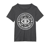 Pitchshifter Established in 1989 Seal T-Shirt, Women's Plus, Dark Heather Grey, 1X