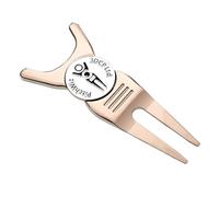 PitchWiz ProGenII 4-in-1 Golf Tool - Golf Club Rest/Prop Ball Marker, Putting Alignment Aid, Pitch Mark Repair Divot Tool