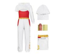 Pitevotur Girls Zombies 4 Costume Nova Cheerleading Cosplay Outfit Halloween Party Fancy Dress for Kids 5-12 Years