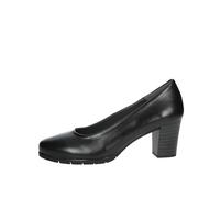 PITILLOS 100 Salon Leather Made in Spain Black Women's Ladies Shoes, Black/White, 5 UK