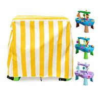 Pitjeck Kids Water Table Cover, Waterproof Dustproof Anti-UV Protective Cover for Ages 1-3, Fits Rain Showers Splash Pond and Other Toddler Outdoor Water Play Tables, Cover Only (Yellow)