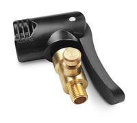 Pitlane Performance® Lever Valve Connector for Car & Bike Tyres | Air Pump Adapter | Threaded Brass Nozzle for Schrader, Presta & Dunlop Valves
