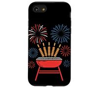 Pitmaster BBQ Skewers Independence Day 4th of July Foodie Case for iPhone SE (2020) / 7/8