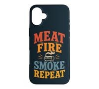 Pitmaster Meat Smoker BBQ Retro Barbecue Case for iPhone 16 Plus