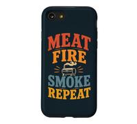 Pitmaster Meat Smoker BBQ Retro Barbecue Case for iPhone SE (2020) / 7/8