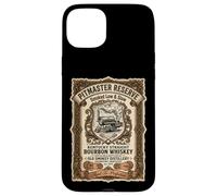 Pitmaster Reserve BBQ Smoked Low Slow Bourbon Whiskey Label Case for iPhone 15 Plus