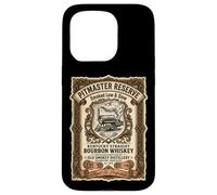 Pitmaster Reserve BBQ Smoked Low Slow Bourbon Whiskey Label Case for iPhone 15 Pro