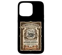 Pitmaster Reserve BBQ Smoked Low Slow Bourbon Whiskey Label Case for iPhone 15 Pro Max
