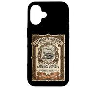 Pitmaster Reserve BBQ Smoked Low Slow Bourbon Whiskey Label Case for iPhone 16