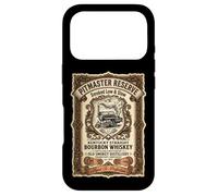 Pitmaster Reserve BBQ Smoked Low Slow Bourbon Whiskey Label Case for iPhone 17 Pro