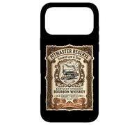 Pitmaster Reserve BBQ Smoked Low Slow Bourbon Whiskey Label Case for iPhone 17 Pro Max