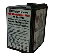 Pitney Bowes Original DM100i - DM200i Franking Ink Cartridge - Red - 793-5RN