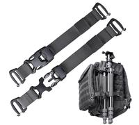 Pitozer Molle Backpack Straps Tactical Rush Tier System Molle Attachment for Tactical Military Backpack Plate Carrier Gear Accessories Compression Fastening Strap Pack Attachment Strap with Buckle