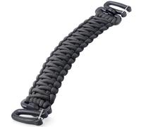Pitozer Tactical Paracord Handle，9-core Weaving Paracord Strap for Backpack Handle Replacement，Molle Attachment with Plastic Clips for Tactical Bag Accessory,Sling Bags(7.9"/20cm Optimal spacing)