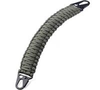 Pitozer Tactical Paracord Handle，9-core Weaving Paracord Strap for Bag Strap Replacement，Molle Attachment with Metal/Plastic Clips for Backpack Sling Bags Water Bottle Holder