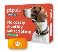 PitPat GPS Dog Tracker No Monthly Fees - Pet Tracker for All Dogs | Subscription Free, Waterproof, Fits all Collars, for All Dogs, Unlimited Range, Activity Tracker, Vet Recommended