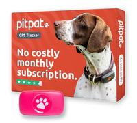 PitPat GPS Dog Tracker No Monthly Fees - Suitable for All Dogs And Fits All Collars - Smart Activity Tracker, Satellite Tracking With Unlimited Range - 100% Waterproof Pet Tracker (Pink)