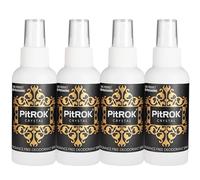 PitROK Crystal Deodorant. 4 x 100ml Pump Spray,(4 Pack) Fragrance Free, Vegan, Cruelty Free, Sensitive Skin Deodorant, with Aloe Vera and Grapefruit Seed Extract, Gender Neutral. Made in the UK