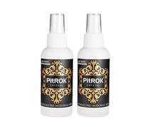 PitROK Crystal Deodorant. Pack of 2 x 100ml Pump Spray, Fragrance Free, Vegan, Cruelty Free, Sensitive Skin Deodorant, with Aloe Vera and Grapefruit Seed Extract, Gender Neutral. Made in the UK