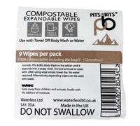 Pits & Bits Expandable Wipes - White, Size 9