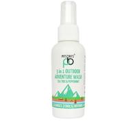 Pits & Bits Outdoor Adventure Wash | 3-in-1 Body, Hair & Hand Wash | Tea Tree & Peppermint Cooling Cleanser | DEET-Free Insect Repellent for Camping, Hiking, Festivals & Travel | 100ml
