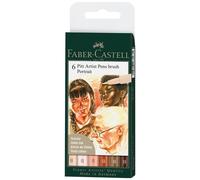 Pitt Artist Pen 6 Pcs Faber Castell Top Quality